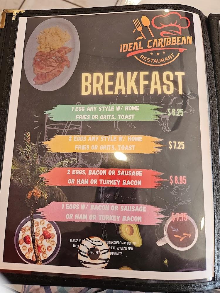 Ideal Caribbean restaurant Menu image 4